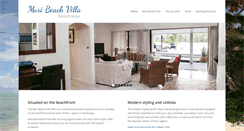 Desktop Screenshot of muribeachvilla.com