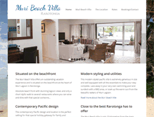 Tablet Screenshot of muribeachvilla.com